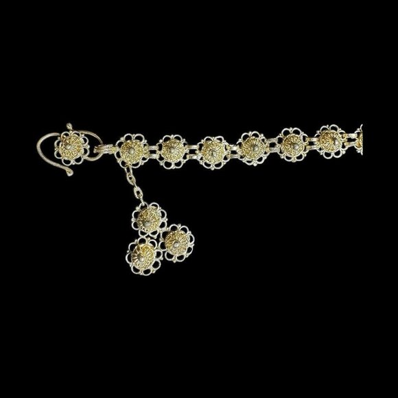 Cuttacki Tarkasi in Orissa Filigree Bracelet 7 inches - Picture 11 of 16